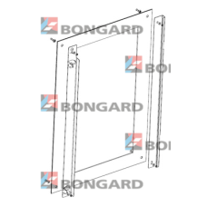 Стекло (AF156220031) переднее в сборе 702x982x56 для Печи Bongard 8.64