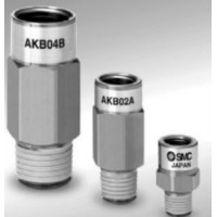 Клапан (AKB04B-04S-XBR01) обратный Rc1/2" - R1/2" SMC