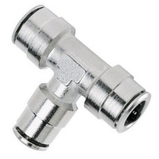 Тройник (KQB2T06-00-XRT01) быстроразъемный, б/р 6, латунь, NBR Тройник (KQB2T06-00-XRT01) быстроразъемный, б/р 6, латунь, NBR