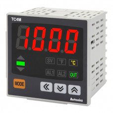 Терморегулятор TC4M-14R 72х72х64.5мм  4 разряда, аварийный выход, 100-240VAC, выход реле и ТТР, (без термопары)